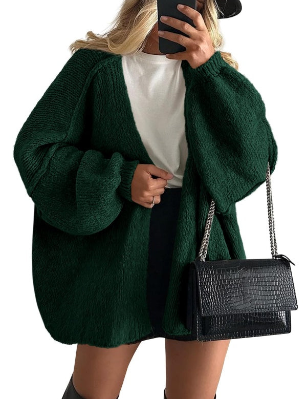 Women's Open Front Oversized Cardigan Sweaters