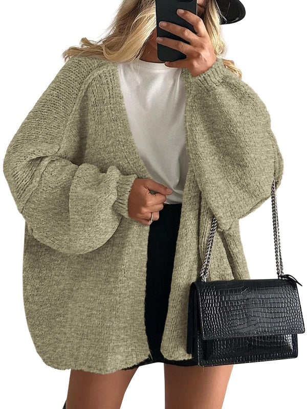 Women's Open Front Oversized Cardigan Sweaters