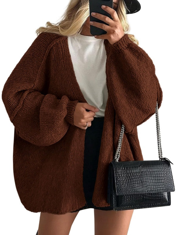 Women's Open Front Oversized Cardigan Sweaters