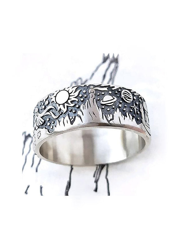 Engraved Little Prince Band Ring
