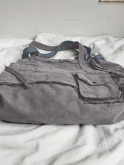 Raw Edge Large Crossbody Bag