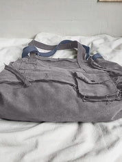 Raw Edge Large Crossbody Bag