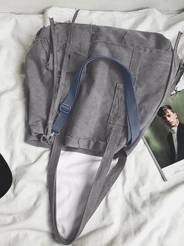 Raw Edge Large Crossbody Bag