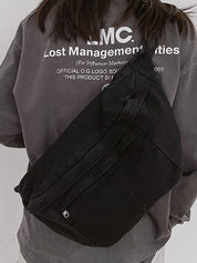 Vintage Wash Capacity Crossbody Bag