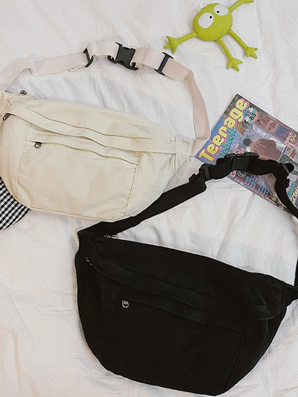 Vintage Wash Capacity Crossbody Bag