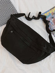 Vintage Wash Capacity Crossbody Bag