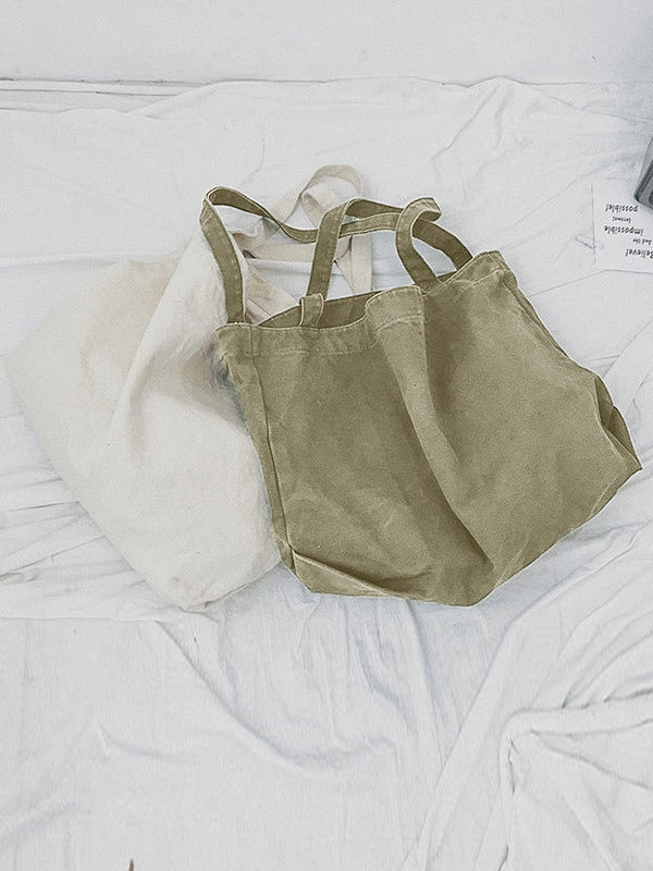Vintage Wash Large Tote Bag
