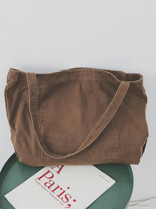 Vintage Wash Large Tote Bag