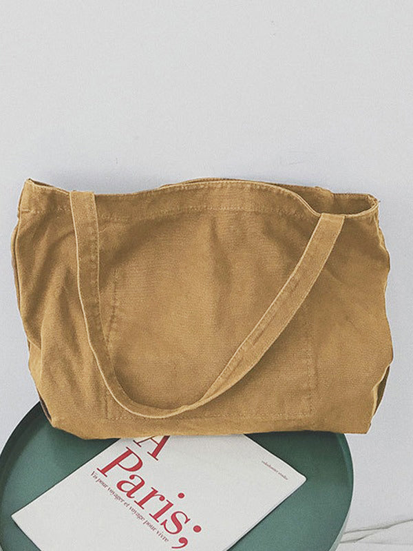 Vintage Wash Large Tote Bag