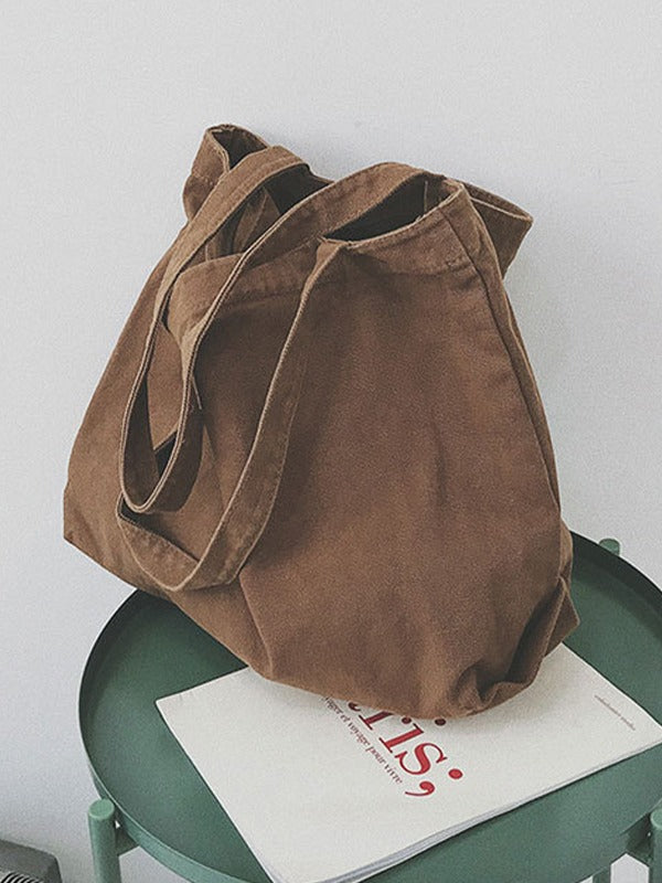 Vintage Wash Large Tote Bag