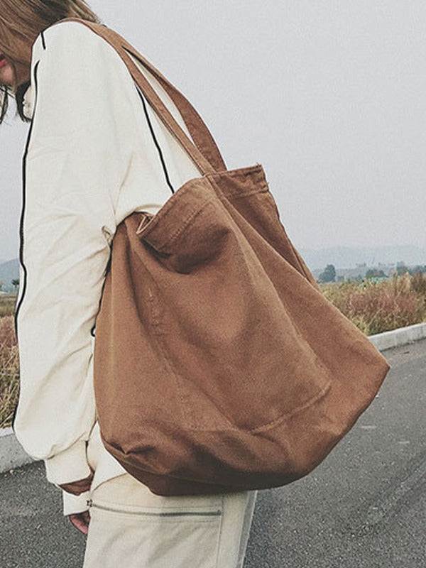 Vintage Wash Large Tote Bag