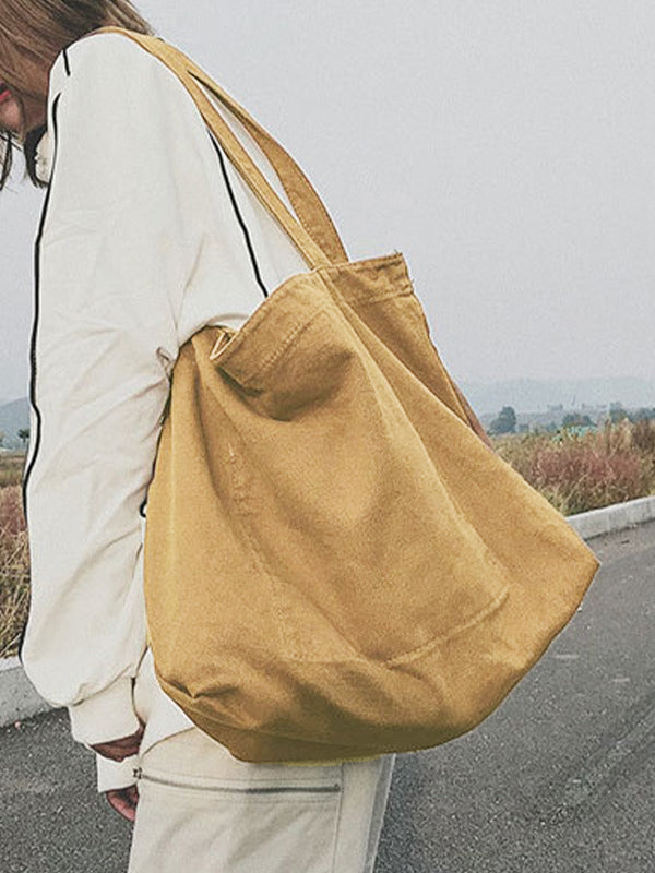 Vintage Wash Large Tote Bag