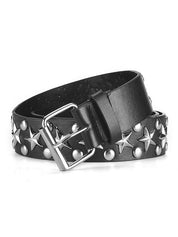 Punk Rivet Star Eyelet Buckle Belt