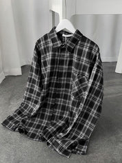 Men's Long Sleeve Checkered Button Shirt