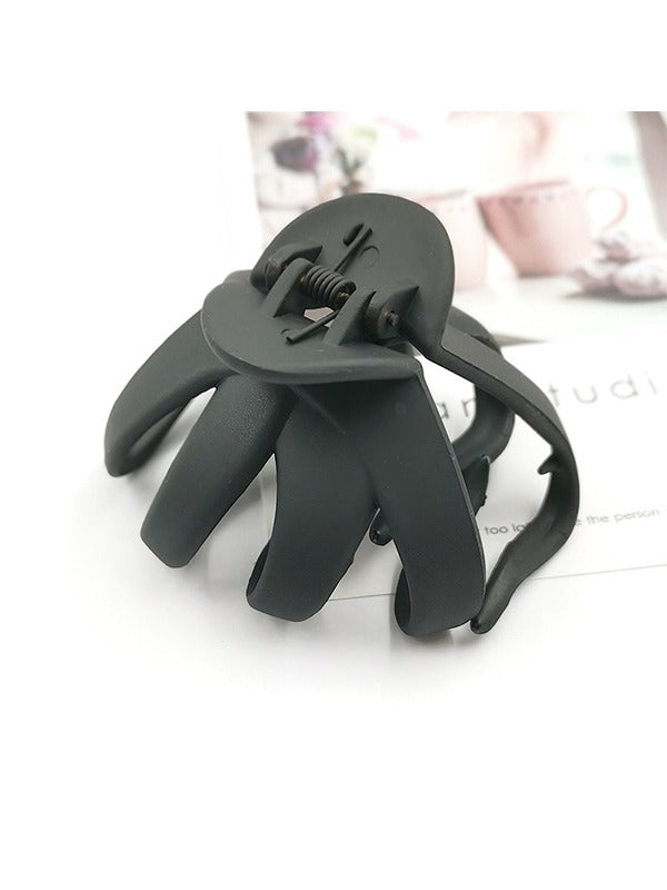Solid Color Frosted Hair Claw Clip