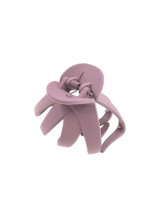 Solid Color Frosted Hair Claw Clip