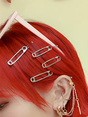 1pc Safety Pin Hair Clip