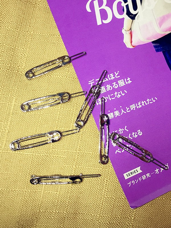 1pc Safety Pin Hair Clip