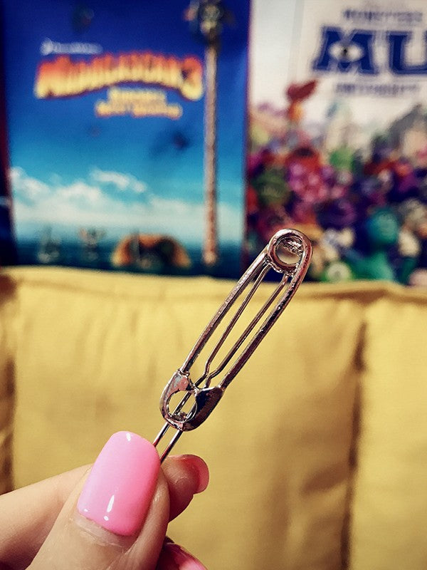 1pc Safety Pin Hair Clip