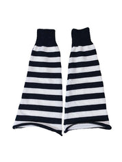 Contrast Striped Knit Leg Warmer