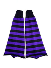 Contrast Striped Knit Leg Warmer