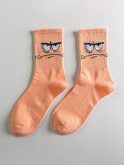 Cute Cartoon Pattern Crew Socks