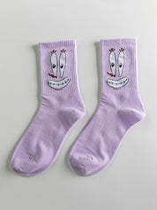 Cute Cartoon Pattern Crew Socks