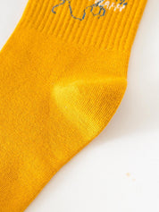 Vintage Jacquard Detail Crew Socks
