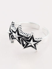 Vintage Star Cuff Ring