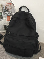 Vintage Wash Canvas School Backpack