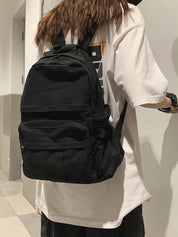 Vintage Wash Canvas School Backpack