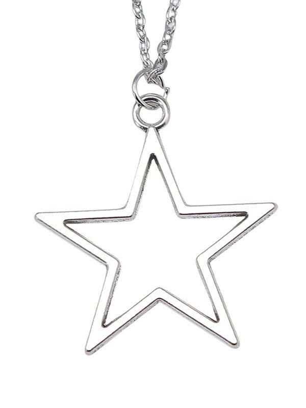 Hollow Out Star Charm Necklace