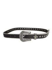 Vintage Punk Star Embellished Buckle Belt