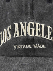 Vintage Wash Letter Embroidery Baseball Cap