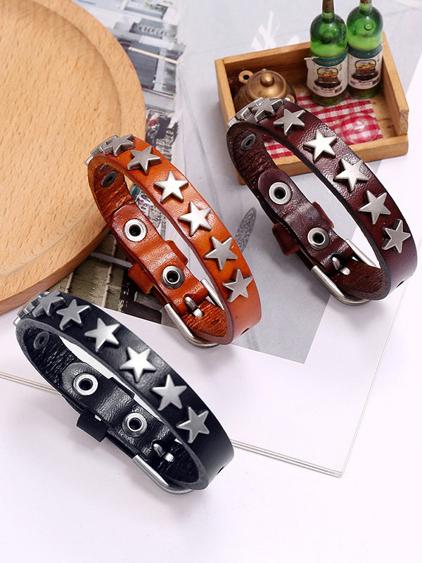Vintage Punk Star Bracelet
