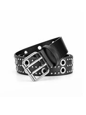 Punk Rivet Design Eyelet Buckle Belt