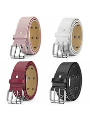 Punk Rivet Design Eyelet Buckle Belt