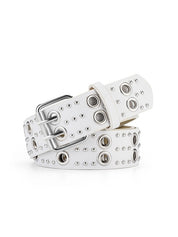 Punk Rivet Design Eyelet Buckle Belt