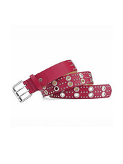 Punk Rivet Design Eyelet Buckle Belt