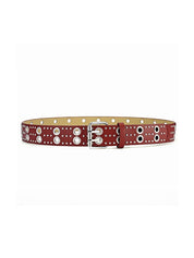 Punk Rivet Design Eyelet Buckle Belt