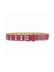 Punk Rivet Design Eyelet Buckle Belt