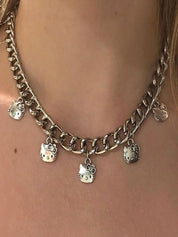 Cartoon Charm Link Chain Necklace