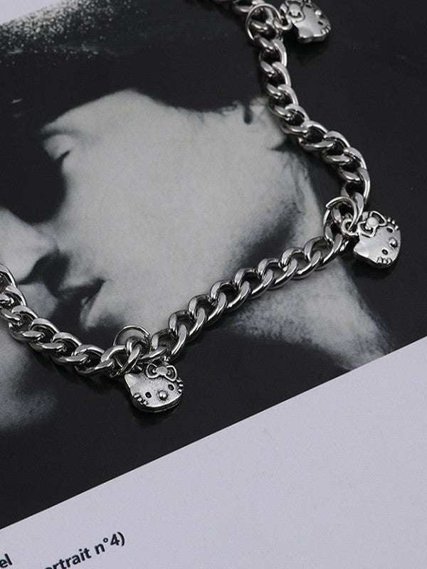 Cartoon Charm Link Chain Necklace