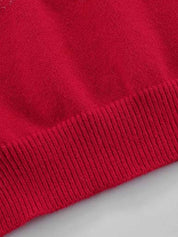 Men's Crew Neck Bunny Pullover Sweater