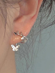 Rhinestone Butterfly Ear Cuffs