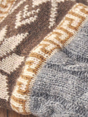 Christmas Jacquard Knitted Leg Warmer