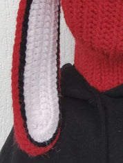 Bunny Crochet Knit Balaclava