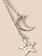 Tassel Star Moon Drop Earrings