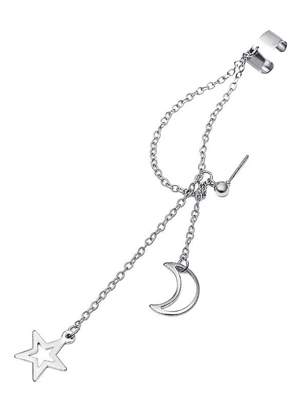 Tassel Star Moon Drop Earrings