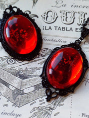Vintage Gothic Stone Charm Necklace